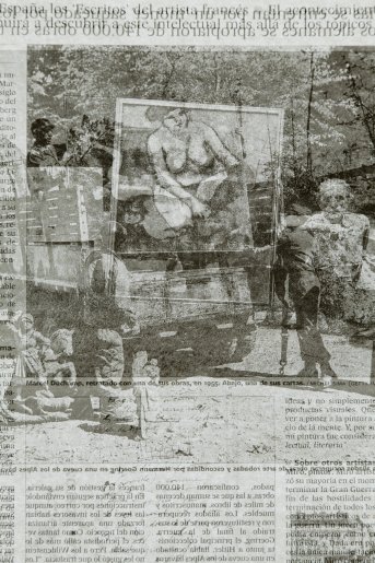 C 13 (Obras de arte robadas/Marcel Duchamp, retratado con una de sus obras), 2011